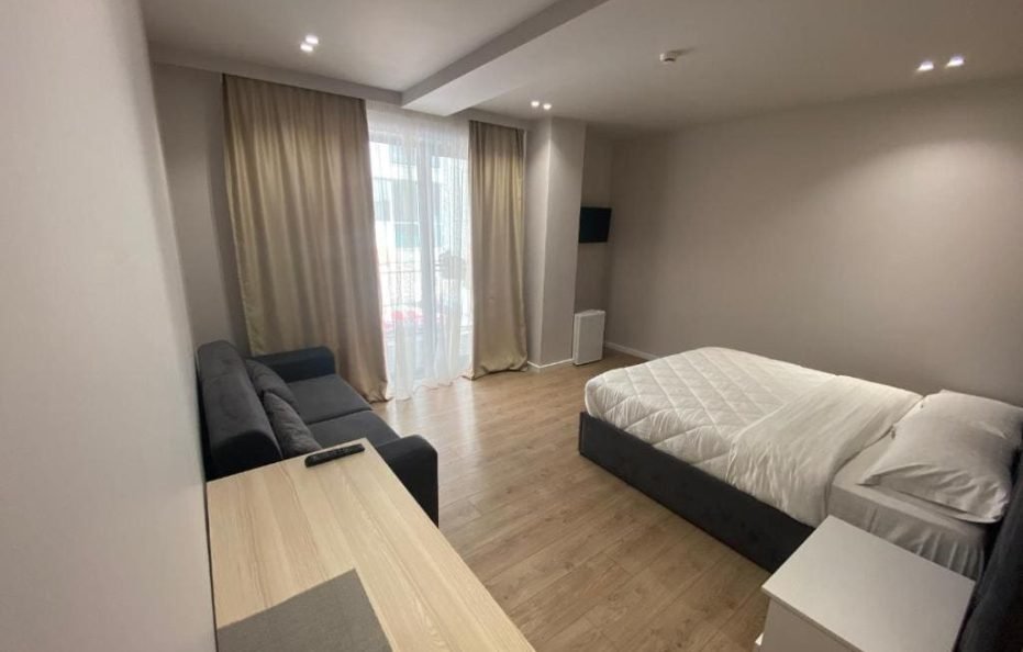 Family Room with French Balcony