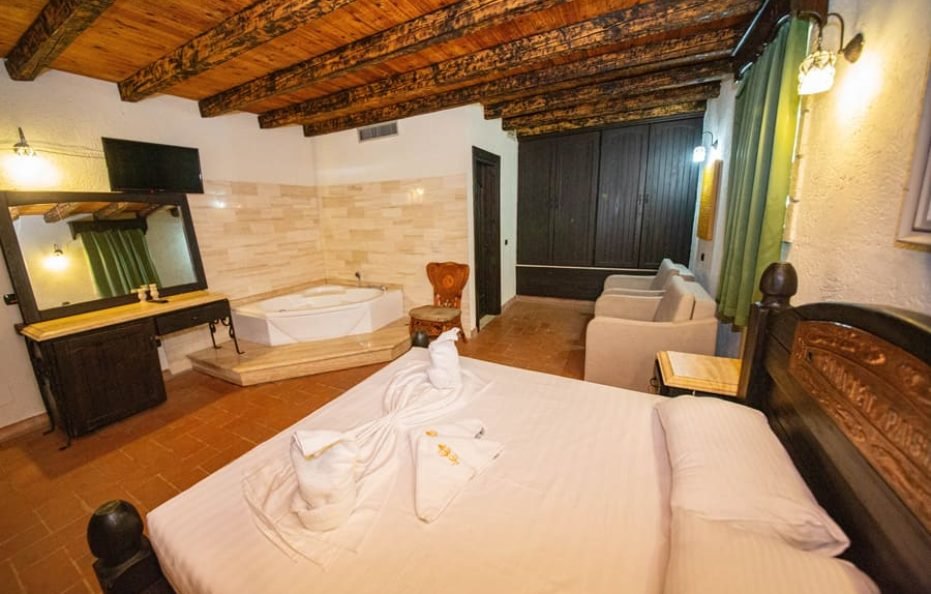 QUEEN ROOM WITH POOL VIEW AND JACUZZI